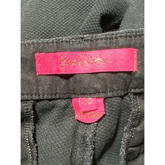 Lilly Pulitzer Black Mini Shorts Size 12 - Picture 4 of 7